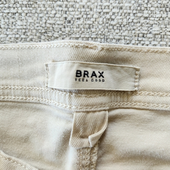 BRAX Ladies Mary Pants Casual Size 36x32 Khaki - Picture 3 of 8